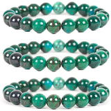 Chrysocolla Malachite Bracelet Stone Beads