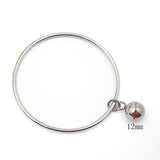 Crystal Cuff Bangles Bracelets Open Bangles 70/65/60mm Dia for Women Men