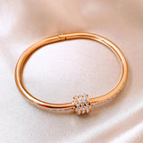 Zircon Waist Stainless Steel Charm Bracelet