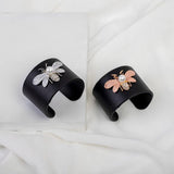 Butterfly Bee Insect Leather Cuff Bracelet Rainbow Unisex Jewelry