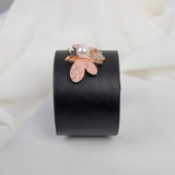 Butterfly Bee Insect Leather Cuff Bracelet Rainbow Unisex Jewelry