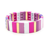 Bohemian RA Enamel Rainbow Ladies Bracelet