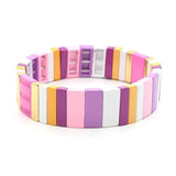 Bohemian RA Enamel Rainbow Ladies Bracelet