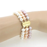 7-8mm Natural Freshwater Pearl Bracelet for Women 7.5inch