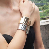 Punk Alloy Cuff Bangles Bracelets Women Metal Bangle Party Accessories