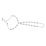 Delicate Paved Tiny Round Shape Finger Jewelry Bracelets