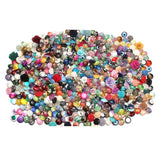 50pcs Mixed Style Snap Jewelry Colorful Crystal Round Resin Snap Buttons 18mm