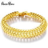 24K Copper Bracelet Women Bangle Never Fade Venitian Link Chains