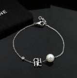 Rose Letter CHHC Pearl Bracelet for Women