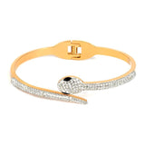Stainless Steel Crystal Snake Bracelet Bangle for Women