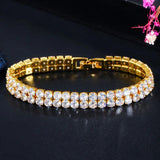 CZ Iced Out Yellow Tennis Bracelet for Women Men