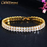 CZ Iced Out Yellow Tennis Bracelet for Women Men