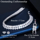 CZ Iced Out Yellow Tennis Bracelet for Women Men