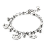 Stainless Steel Silver Chain Bracelet Jewelry