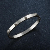 Rivert Cross Crystal Bracelet Bangle Rhinestone Cuff