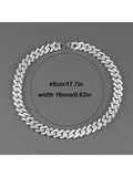 Iced Out CZ Stone Cuban Link Bracelet for Men Women