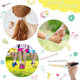 D0LC 30Pcs Slap Bracelets DIY Soft Wristband for Kids School Craft Project