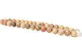 10mm Brown Leopard Grain Stone Bead 33 Prayer Beads Islamic Tasbih Rosary