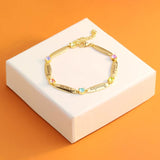 Custom Family Names Bracelet with Birthstone - Engraved Bangle for Mom