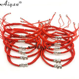 12 Elephant Woven Bracelets Good Luck & Wealth Gift Men Women