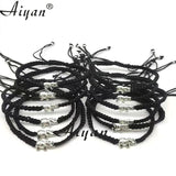 12 Elephant Woven Bracelets Good Luck & Wealth Gift Men Women