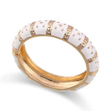 Women's Colorful Round Cuff Bracelet Statement Bangle