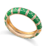 Women's Colorful Round Cuff Bracelet Statement Bangle