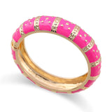 Women's Colorful Round Cuff Bracelet Statement Bangle