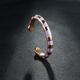 Snake Printing Bangles for Women Open Gradient Bangle