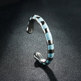 Snake Printing Bangles for Women Open Gradient Bangle