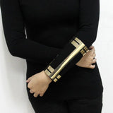 Punk T Cuff Bangle for Women Statement Bracelet Party Jewelry