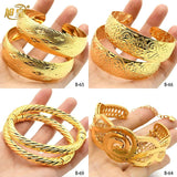 Indian Copper Bangle Women African Dubai Jewelry Bangles Nigerian Wedding