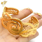 Indian Copper Bangle Women African Dubai Jewelry Bangles Nigerian Wedding
