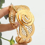 Indian Copper Bangle Women African Dubai Jewelry Bangles Nigerian Wedding