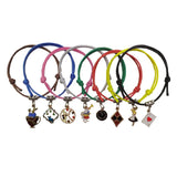Adjustable Alice in Wonderland Clock Rabbit Rope Bracelet