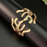Punk Skeleton Claws Cuff Bangle Bracelet for Women