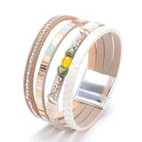 Bohemian Braided Leather Bracelet for Women