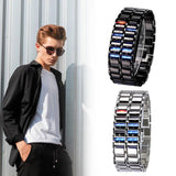Men's Binary LED Digital Quartz Wrist Watch Father's Gift