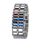 Men's Binary LED Digital Quartz Wrist Watch Father's Gift
