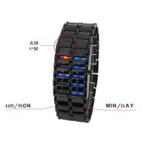 Men's Binary LED Digital Quartz Wrist Watch Father's Gift