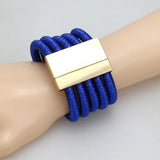 Magnet Button Charm Bracelets For Women Statement Jewelry Bangles