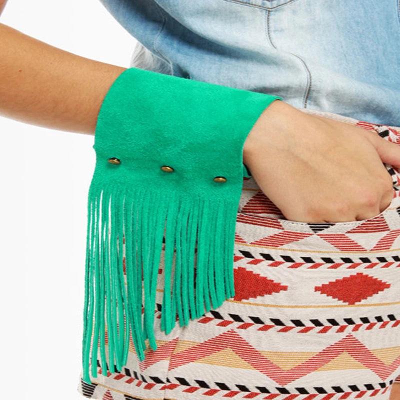 Punk Style Tassel Wrap Bracelet for Women