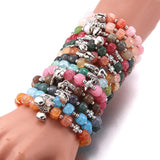 Bohemian Style Natural Stone Bracelet Set for Women