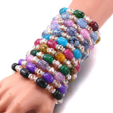 Bohemian Style Natural Stone Bracelet Set for Women