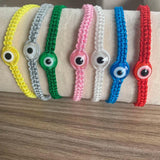 9-color Hand-woven Demon Eye Lucky Bracelet Friendship Transit