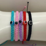 9-color Hand-woven Demon Eye Lucky Bracelet Friendship Transit