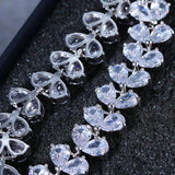 Zircon Love Bracelet For Women Cubic Zirconia Braided Wrap Bracelets