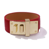 21mm Leather Punk Bracelet Men & Women Accessories