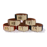 21mm Leather Punk Bracelet Men & Women Accessories