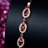 Rose Bracelet For Women Charm Female Jewelry Fine Gift